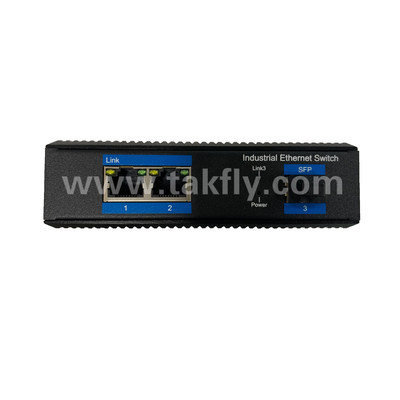 Industrial POE Ethernet Switch 2 Port Gigabit với khe SFP