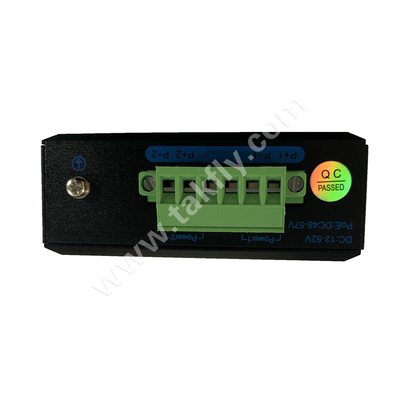 Industrial POE Ethernet Switch 2 Port Gigabit với khe SFP
