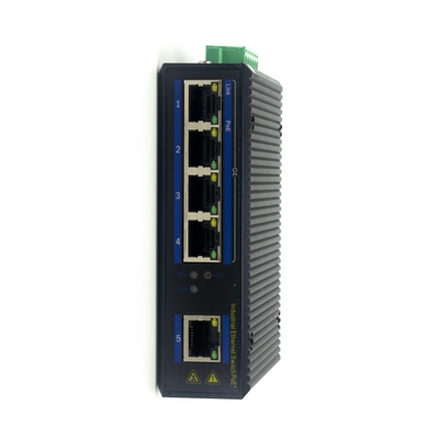 Bộ chuyển mạch POE công nghiệp 5 cổng Gigabit gắn DIN-Rail IP40