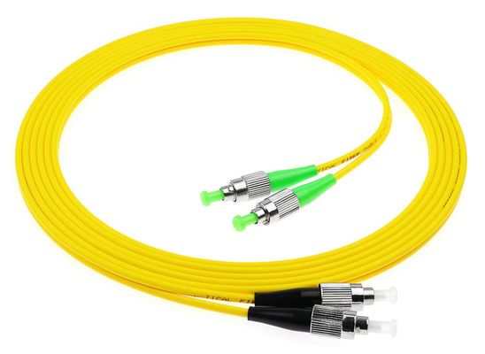 FC-FC Duplex Fiber Optic Patch Cord LSZH / PVC SM / MM UPC / APC