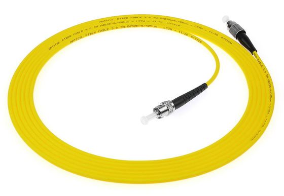 FC-ST Simplex Fiber Optic Patch Cord LSZH/PVC SM/MM UPC and APC