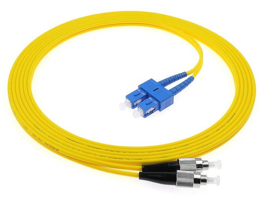 SC-FC Duplex Fiber Optic Patch Cord LSZH/PVC UPC và APC