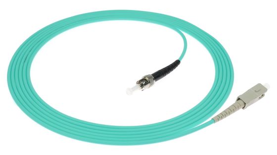 ST-ST Simplex Fiber Optic Patch Cord PVC/LSZH/TPU UPC và APC