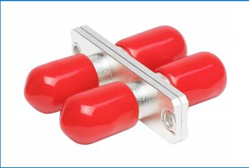 ST Bộ chuyển đổi kim loại song công-Loại hình chữ nhật SM/MM IL thấp 0,2dB