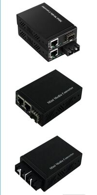 Bộ chuyển đổi phương tiện truyền thông mini 10/10011000Base-TXto 1000Base-FX