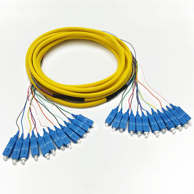 SC-LC 12F Fiber Optic Patchcord với Loss Insertion thấp Loss phản xạ cao và chiều dài tùy chỉnh