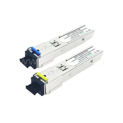 SFP Optical Transceiver Module 1.25Gbps 20KM SC Hai chiều cho Trung tâm dữ liệu FTTH FTTX
