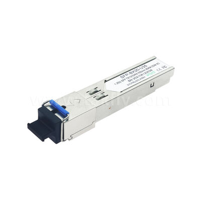 SFP Optical Transceiver Module 1.25Gbps 20KM SC Hai chiều cho Trung tâm dữ liệu FTTH FTTX