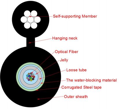 Cáp mạng truy cập loại hình 8 GYXTC8S-2-24X