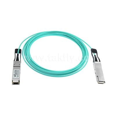 AOC Cáp quang hoạt động Sợi 40G QSFP + đến 40G QSFP + cho Trung tâm dữ liệu FTTH FTTX