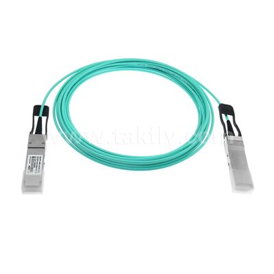 AOC Cáp quang hoạt động Sợi 40G QSFP + đến 40G QSFP + cho Trung tâm dữ liệu FTTH FTTX