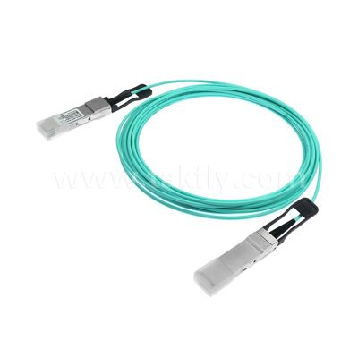 AOC Cáp quang hoạt động Sợi 40G QSFP + đến 40G QSFP + cho Trung tâm dữ liệu FTTH FTTX
