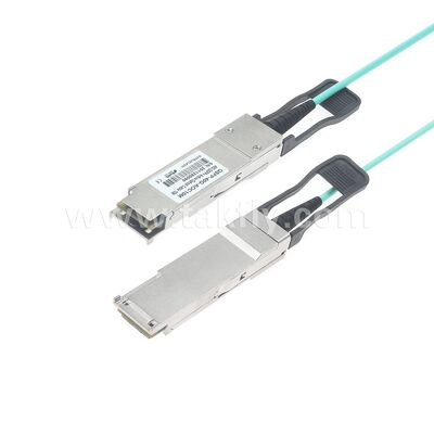 AOC Cáp quang hoạt động Sợi 40G QSFP + đến 40G QSFP + cho Trung tâm dữ liệu FTTH FTTX