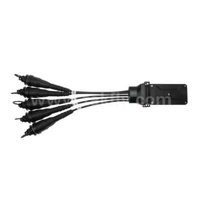 Hộp nối Mini FiberHub 1x4 chống thấm nước, Cáp 2.0mm G657A2 SM ITU-T, Bộ chia PLC quang IP68