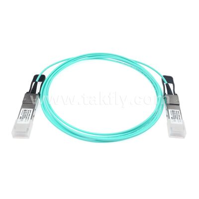 AOC Cáp quang hoạt động Sợi 100Gbps QSFP28 đến QSFP28 cho Trung tâm dữ liệu FTTH FTTX