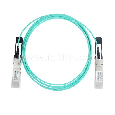 AOC Cáp quang hoạt động Sợi 100Gbps QSFP28 đến QSFP28 cho Trung tâm dữ liệu FTTH FTTX