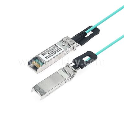 AOC Cáp quang hoạt động Sợi 100Gbps QSFP28 đến QSFP28 cho Trung tâm dữ liệu FTTH FTTX