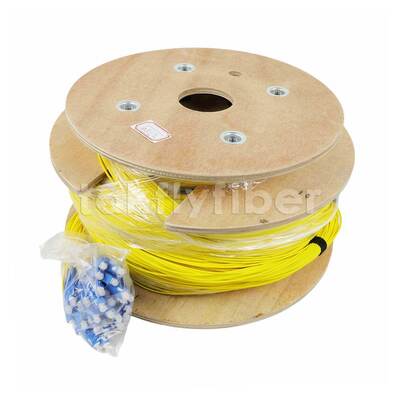 48 lõi G657A OS2 Pre-terminated Breakout Fiber Patch Cable cho kết nối mật độ cao