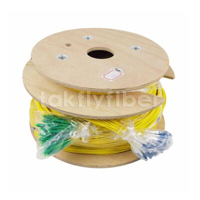 48 lõi Cáp cắt quang sợi mật độ cao với LSZH Sheath Multi-Fiber Cable Assemblies