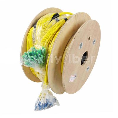 48 lõi Cáp cắt quang sợi mật độ cao với LSZH Sheath Multi-Fiber Cable Assemblies