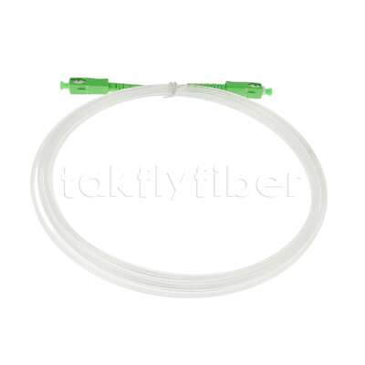 FTTH 2.0*3.0mm Dây cáp quang trong nhà trong suốt SCAPC sang SCAPC với sợi G657A