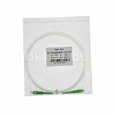 FTTH 2.0*3.0mm Dây cáp quang trong nhà trong suốt SCAPC sang SCAPC với sợi G657A