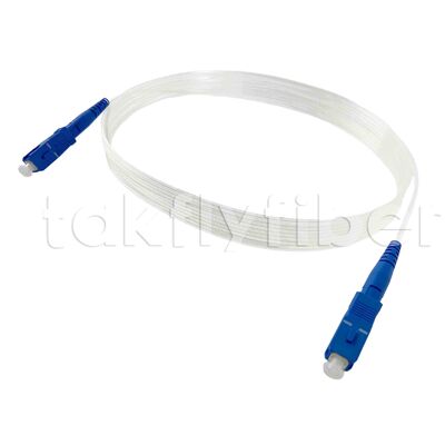CPR Eca Certified SC SM G657A 2.0 * 3.0mm Dây nối sợi quang vô hình cho FTTH và FTTR