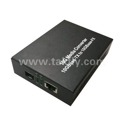 Bộ chuyển đổi phương tiện 10g Cáp quang cổng SFP + & RJ45 cho viễn thông trung tâm dữ liệu FTTH