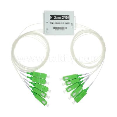 CCWDM 8+1Channel Compact Coarse Wavelength Division Multiplexer G657A1 Sợi quang cho trung tâm dữ liệu FTTX