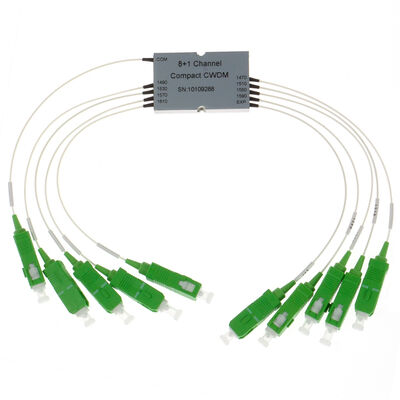 CCWDM 8+1Channel Compact Coarse Wavelength Division Multiplexer G657A1 Sợi quang cho trung tâm dữ liệu FTTX