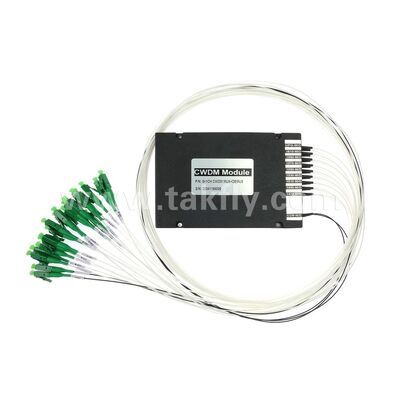 Mô-đun sợi quang CWDM 8 + 1 kênh MUX & DEMUX ABS cho trung tâm dữ liệu FTTX
