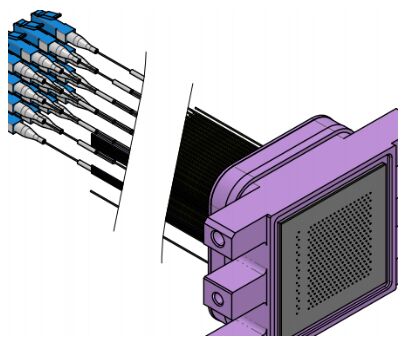 Công tắc quang OCS 2D FA Sản phẩm SM Low IL 0,3dB Hiệu suất cao
