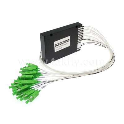 Mô-đun sợi quang CWDM 8 + 1 kênh MUX & DEMUX ABS cho trung tâm dữ liệu FTTX