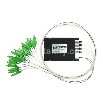 Bộ ghép kênh/tách kênh CWDM cáp quang 8+1 kênh ABS cho Trung tâm dữ liệu FTTX