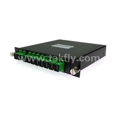 CWDM 8 + 1 kênh MUX + DEMUX LGX Mô-đun Sợi quang cho Trung tâm dữ liệu FTTX
