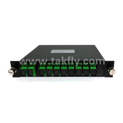 CWDM 8 + 1 kênh MUX + DEMUX LGX Mô-đun Sợi quang cho Trung tâm dữ liệu FTTX