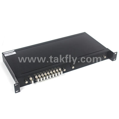 CWDM 8 + 1 kênh MUX + DEMUX LGX Mô-đun Sợi quang cho Trung tâm dữ liệu FTTX