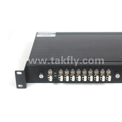 Fiber Optic CWDM 8+1Channel MUX+DEMUX LGX Module for Data Center FTTX