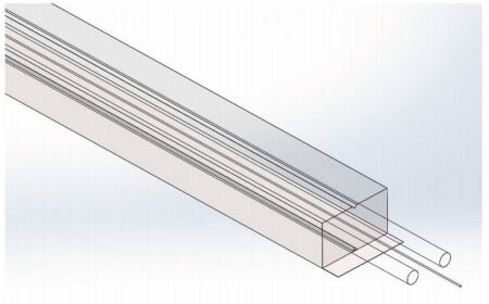 Cáp quang FTTH tự dính trong suốt GJXFH SM G657A2 hoặc SM G657AB3