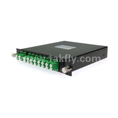 DWDM 8 + 1 kênh MUX + DEMUX LGX Mô-đun Sợi quang cho Trung tâm Dữ liệu Telecom 5G