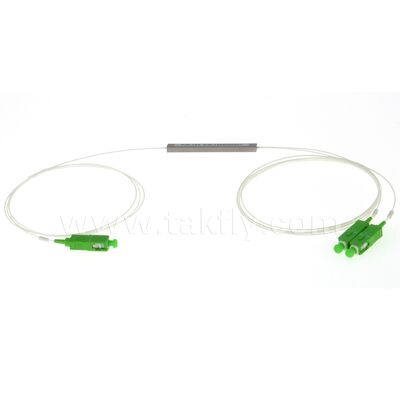 Bộ chia PLC 1 * N Ống thép SC APC / UPC 0,9mm Sợi quang cho Trung tâm dữ liệu Viễn thông FTTX