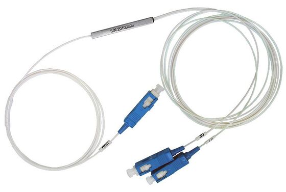 Bộ chia PLC 1 * N Ống thép SC APC / UPC 0,9mm Sợi quang cho Trung tâm dữ liệu Viễn thông FTTX