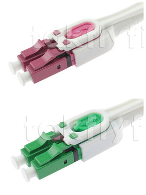 LC Uniboot Patch Cord with Polarity Switchable Low Insertion Loss and High Density Design for Data Centers