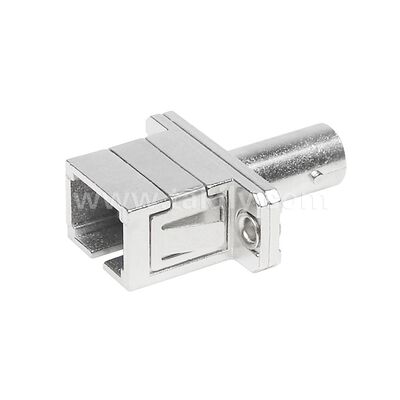 Bộ kết nối sợi quang ST-SC Simplex Metal Hybrid Adapter nữ/nữ cho trung tâm dữ liệu Telecom FTTX