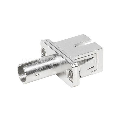 Bộ kết nối sợi quang ST-SC Simplex Metal Hybrid Adapter nữ/nữ cho trung tâm dữ liệu Telecom FTTX