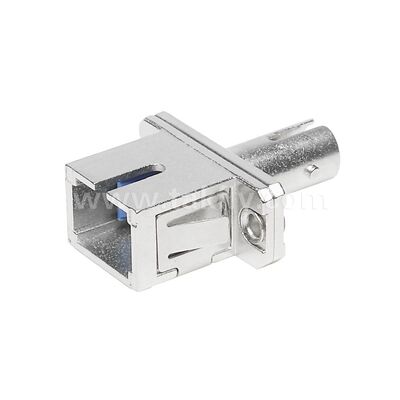 Bộ kết nối sợi quang ST-SC Simplex Metal Hybrid Adapter nữ/nữ cho trung tâm dữ liệu Telecom FTTX