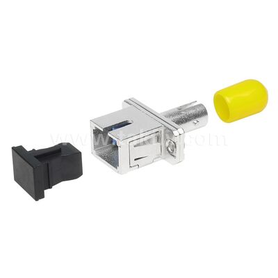 Bộ kết nối sợi quang ST-SC Simplex Metal Hybrid Adapter nữ/nữ cho trung tâm dữ liệu Telecom FTTX