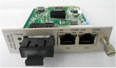 Bộ chuyển đổi phương tiện được quản lý 10/100/1000M 2 cổng Base-T sang 100 Base-X Bán hàng trực tiếp tại nhà máy Kết nối mạng đáng tin cậy