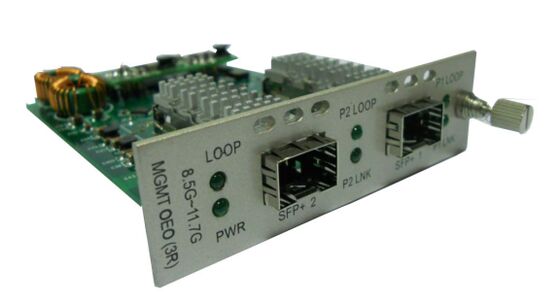 8.5G ~ 11.7G OEO Fiber Media Converter AC220V tín hiệu đường dài không quản lý (3R Repeater)