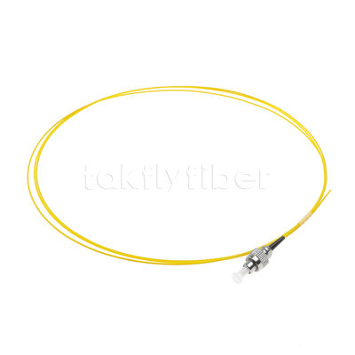 FC Simplex Optical Pigtail ️ Chế độ duy nhất 9/125μm, 1m/2m/3m Chiều dài, 0,9mm/2,0mm/3,0mm, áo khoác PVC/LSZH